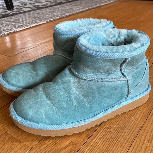 UGG Shoes - Aqua color UGG short boots